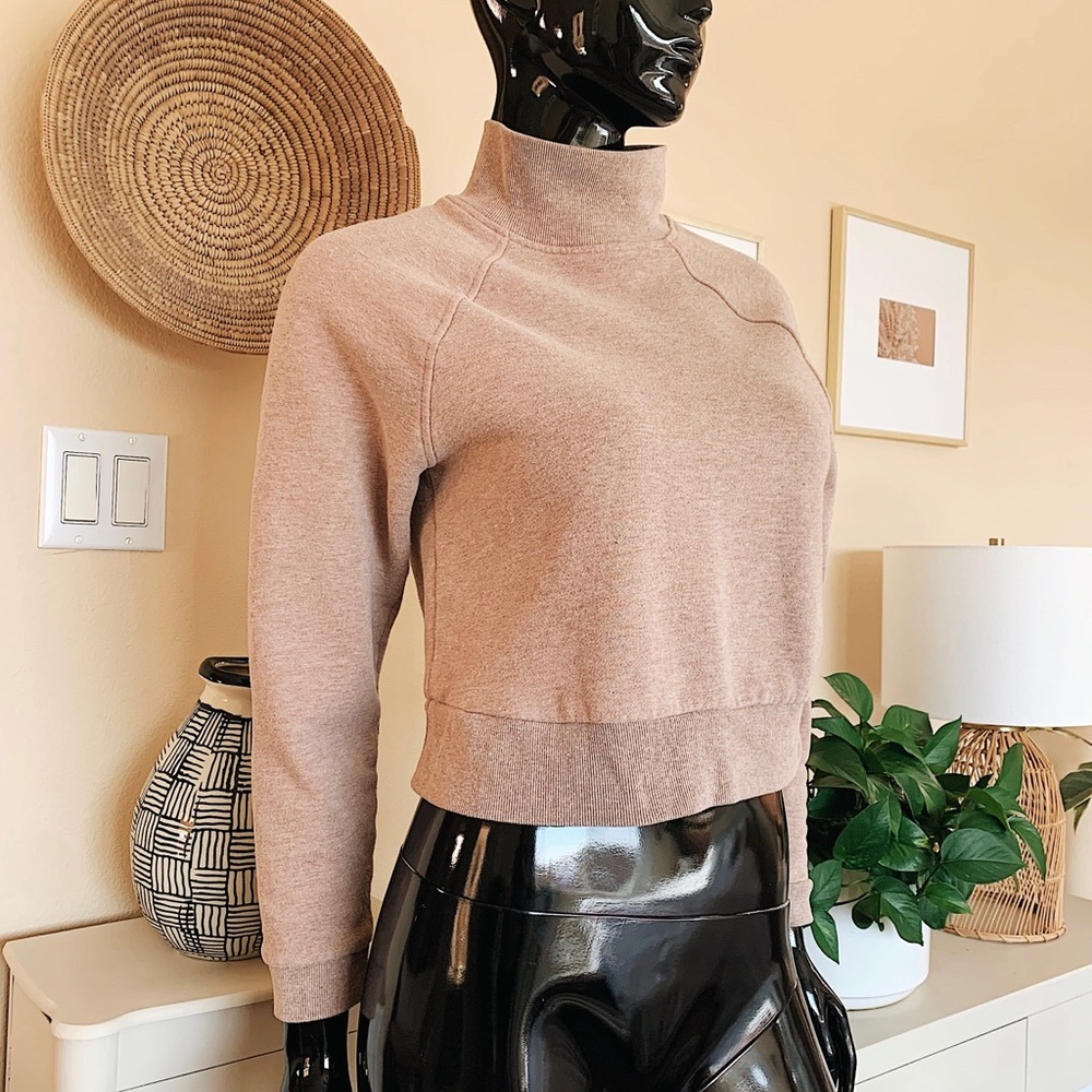 a new day Tan Cowl Neck Sweater with Long Sleeves